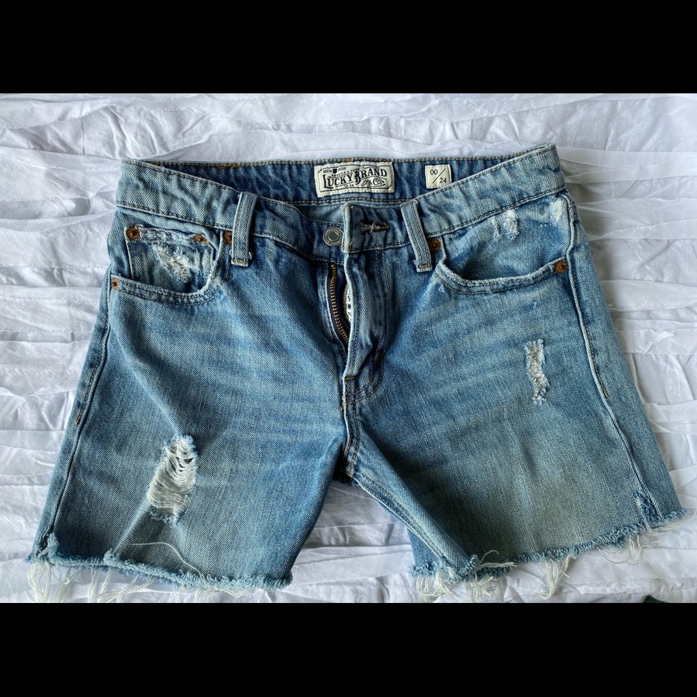 00 Lucky Brand Sienna Slim Boyfriend jeans shorts